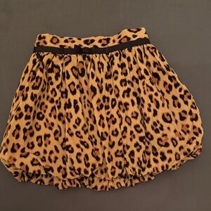 GAP Leopard Print Mini Skirt